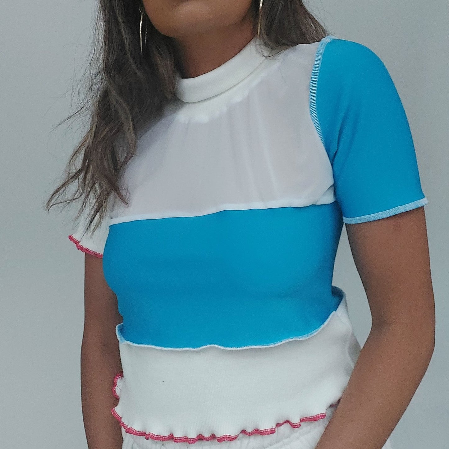 Azalea Top in Electric Blue - Small