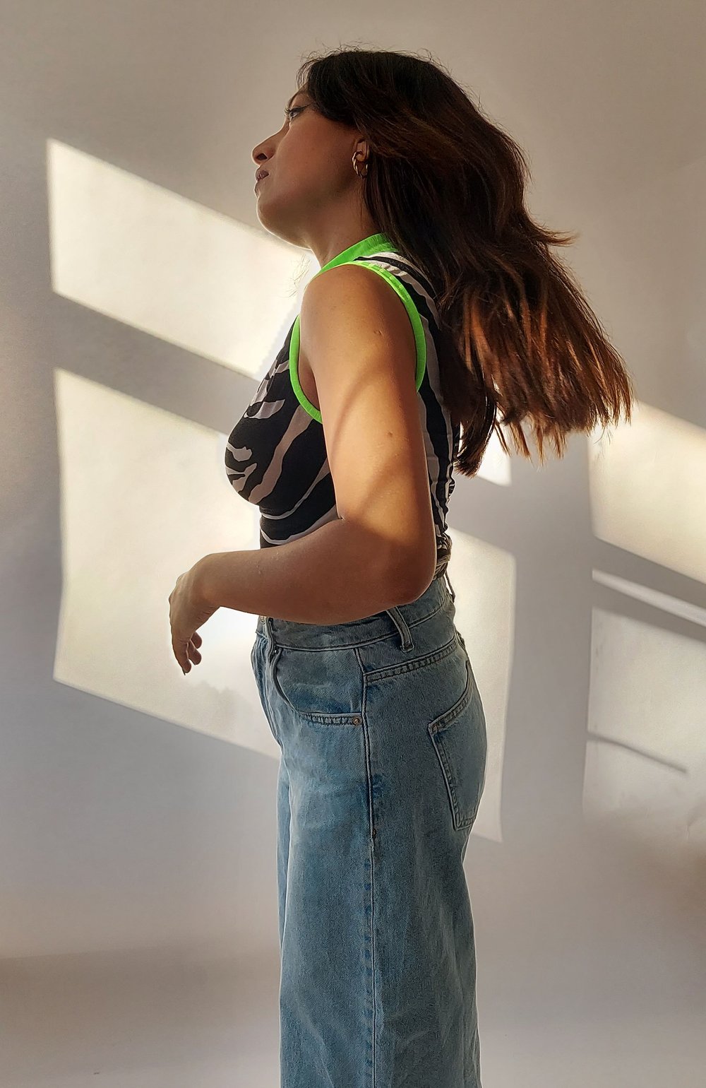 Zebra Sheer Tank