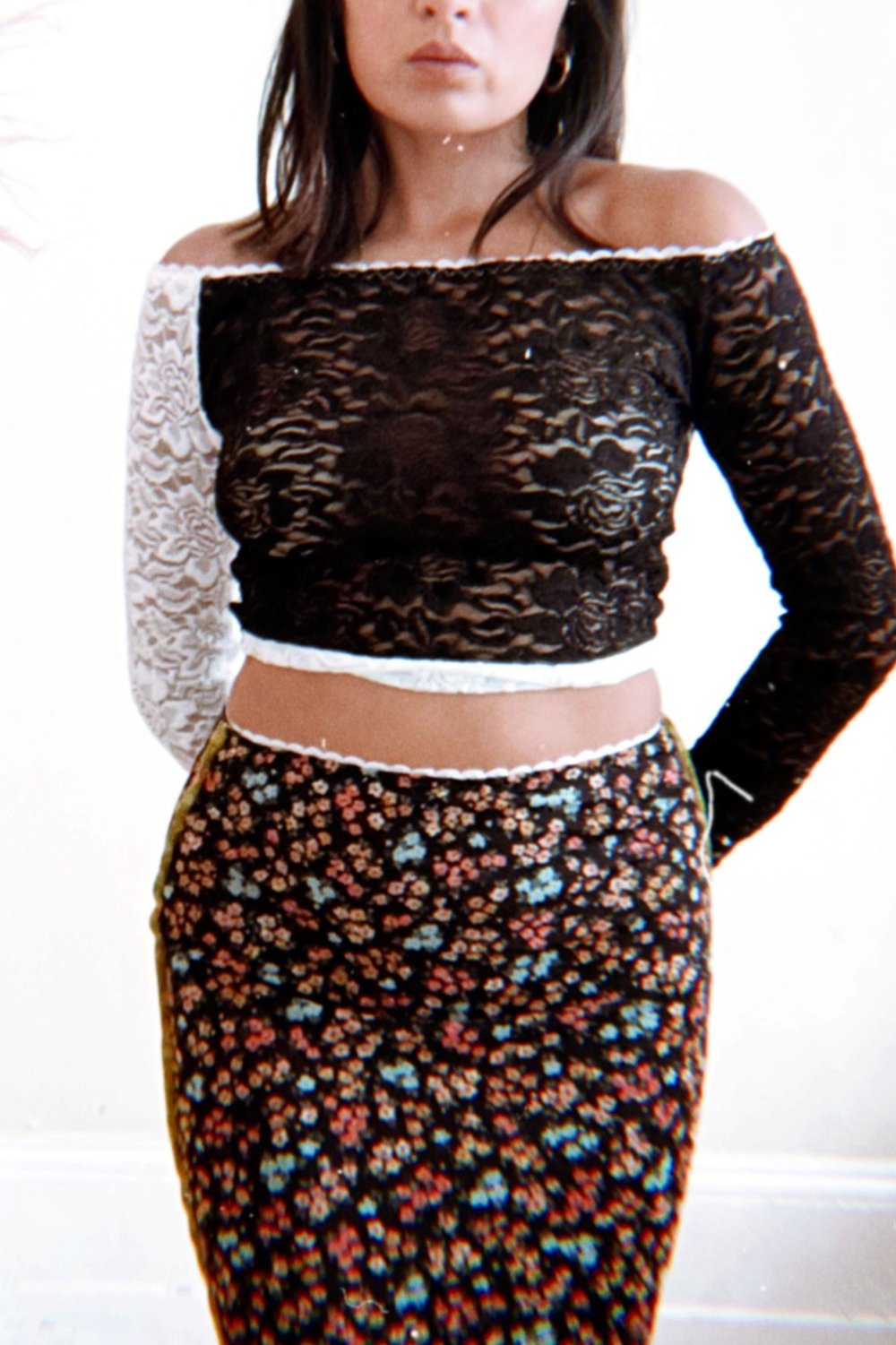 Amanda Off Shoulder Top Lace