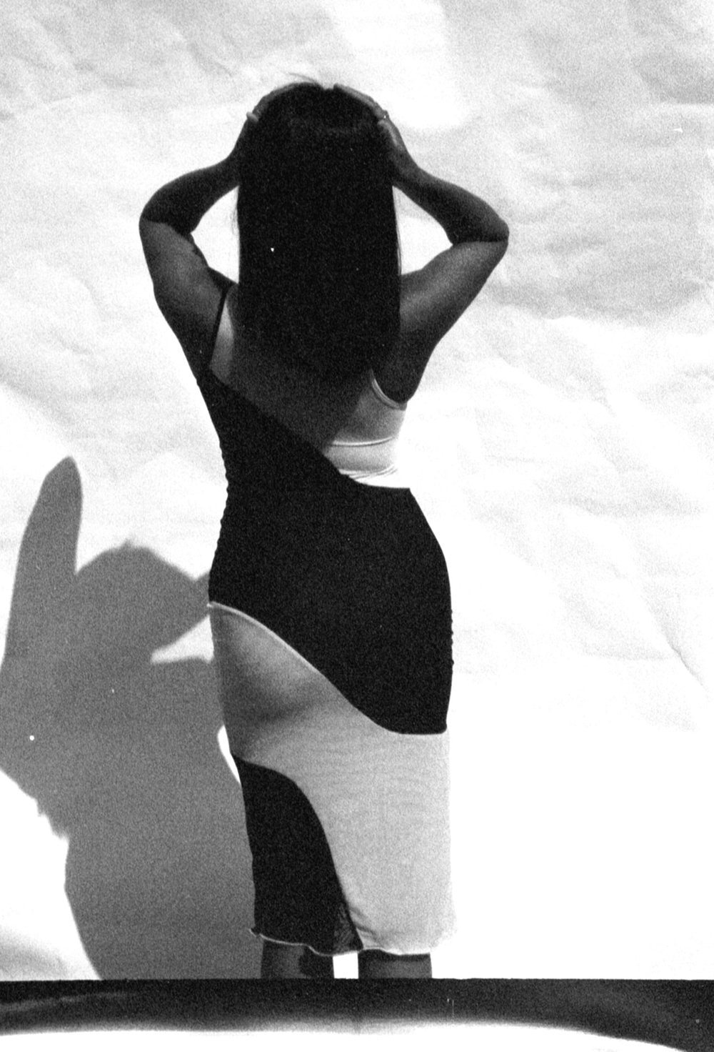 Amal Dress - Black and White