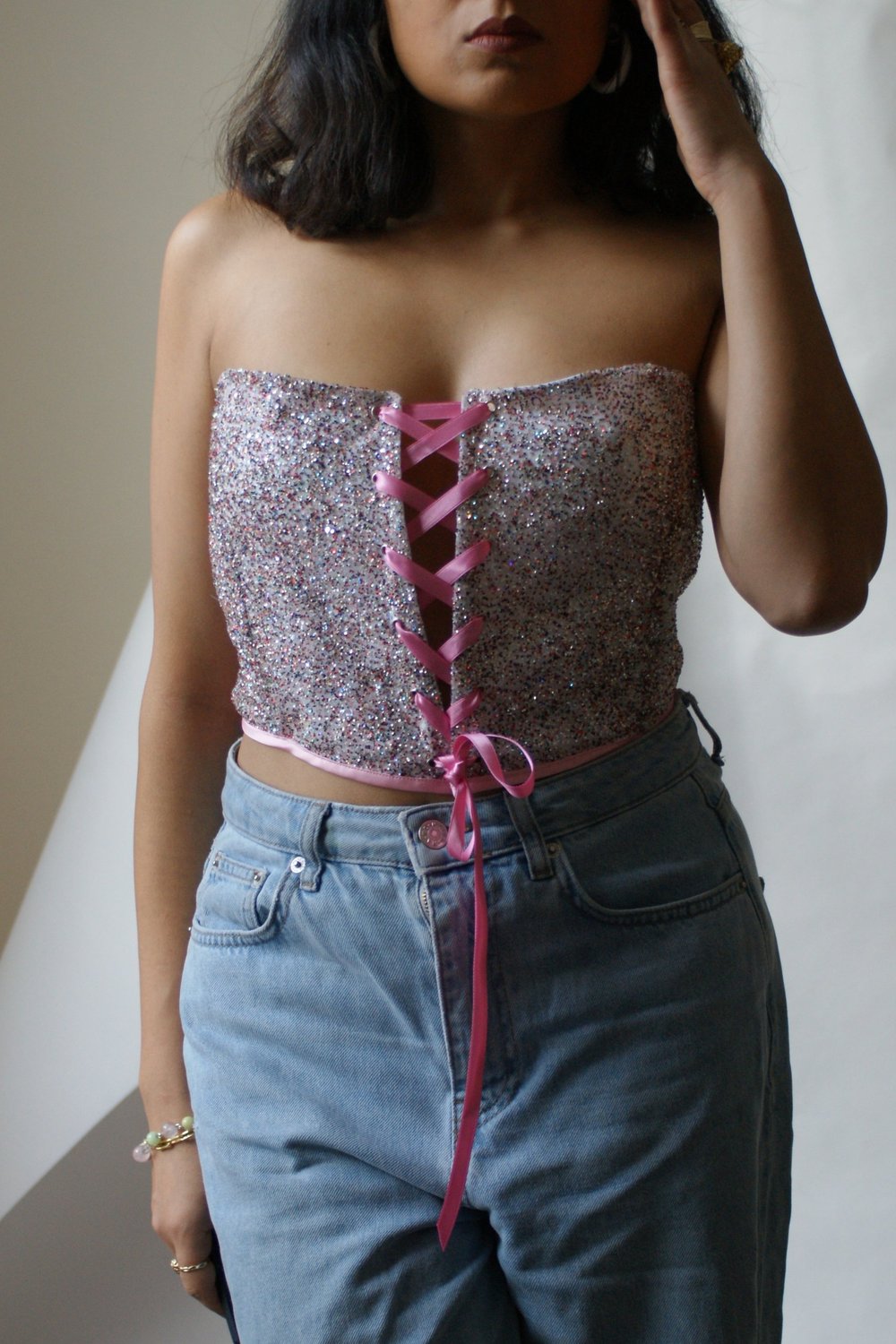 Riya Glitter Corset