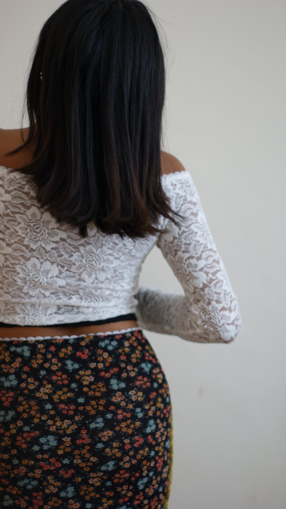 Amanda Off Shoulder Top Lace