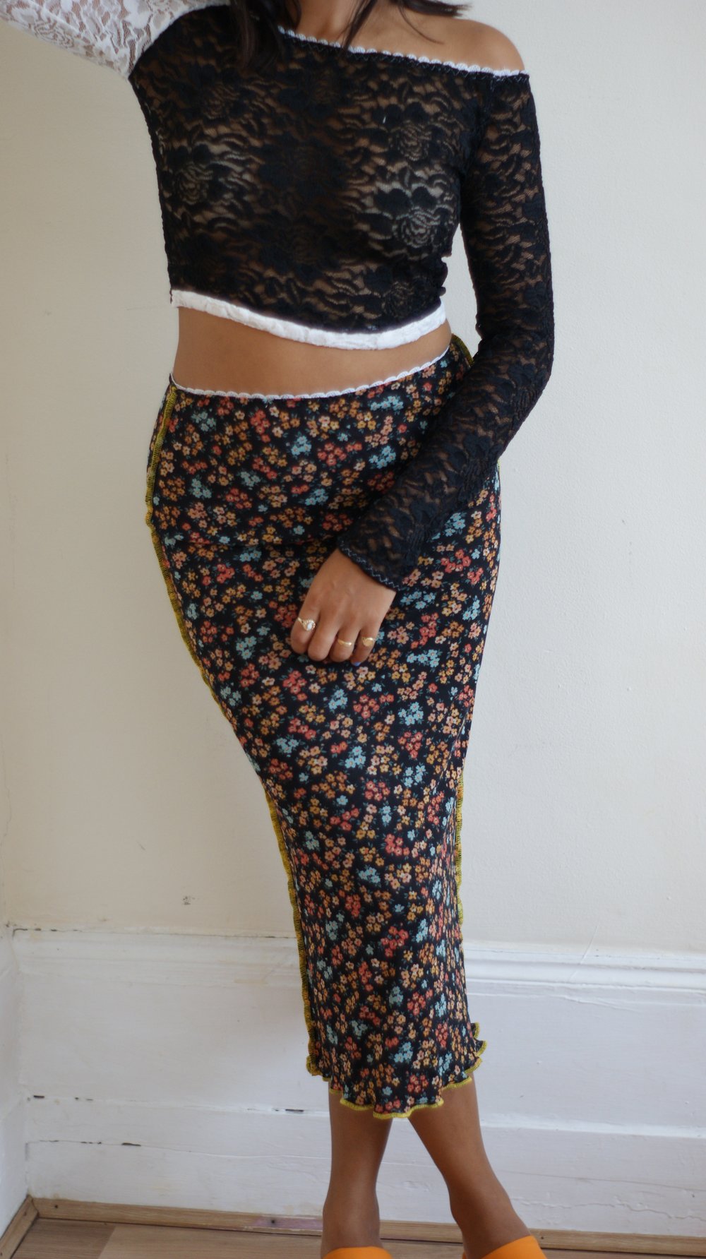 Amanda Off Shoulder Top Lace