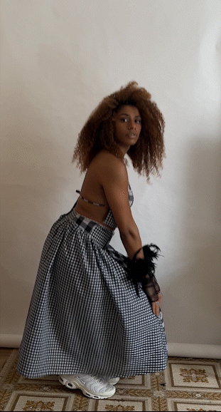 Saba Skirt - Black & White