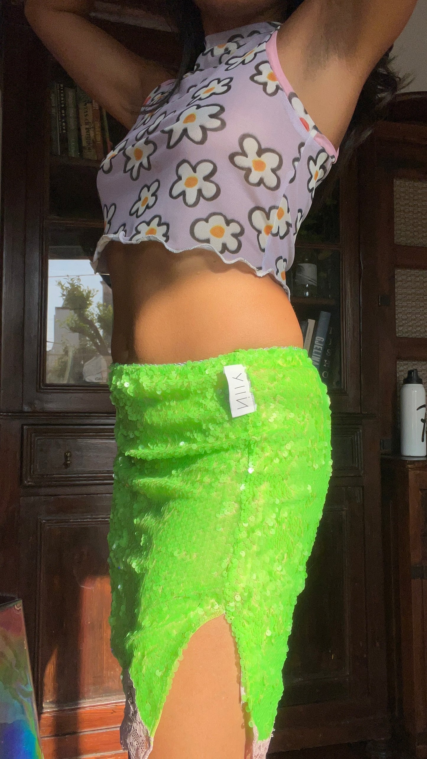 Haru Sequin Mini Skirt