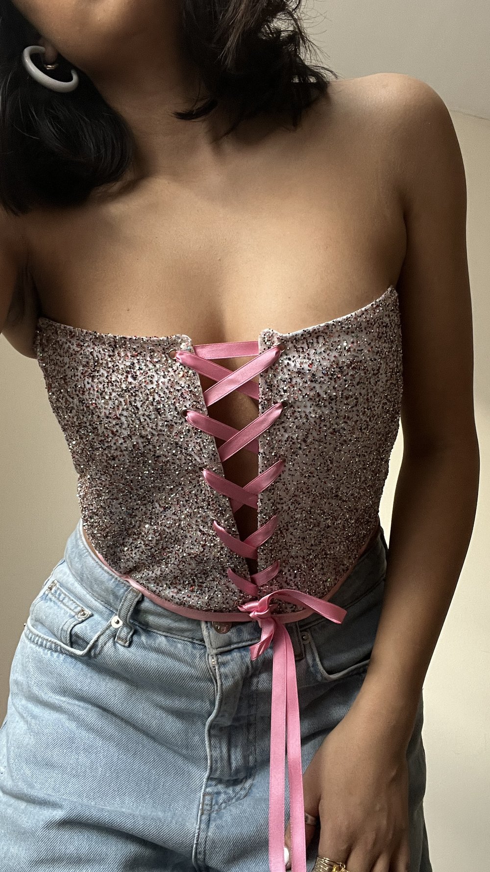 Riya Glitter Corset