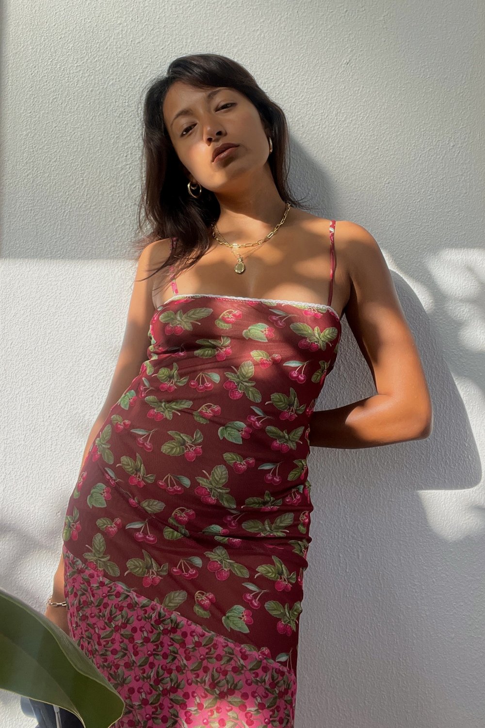 Miya Dress Cherry Mesh