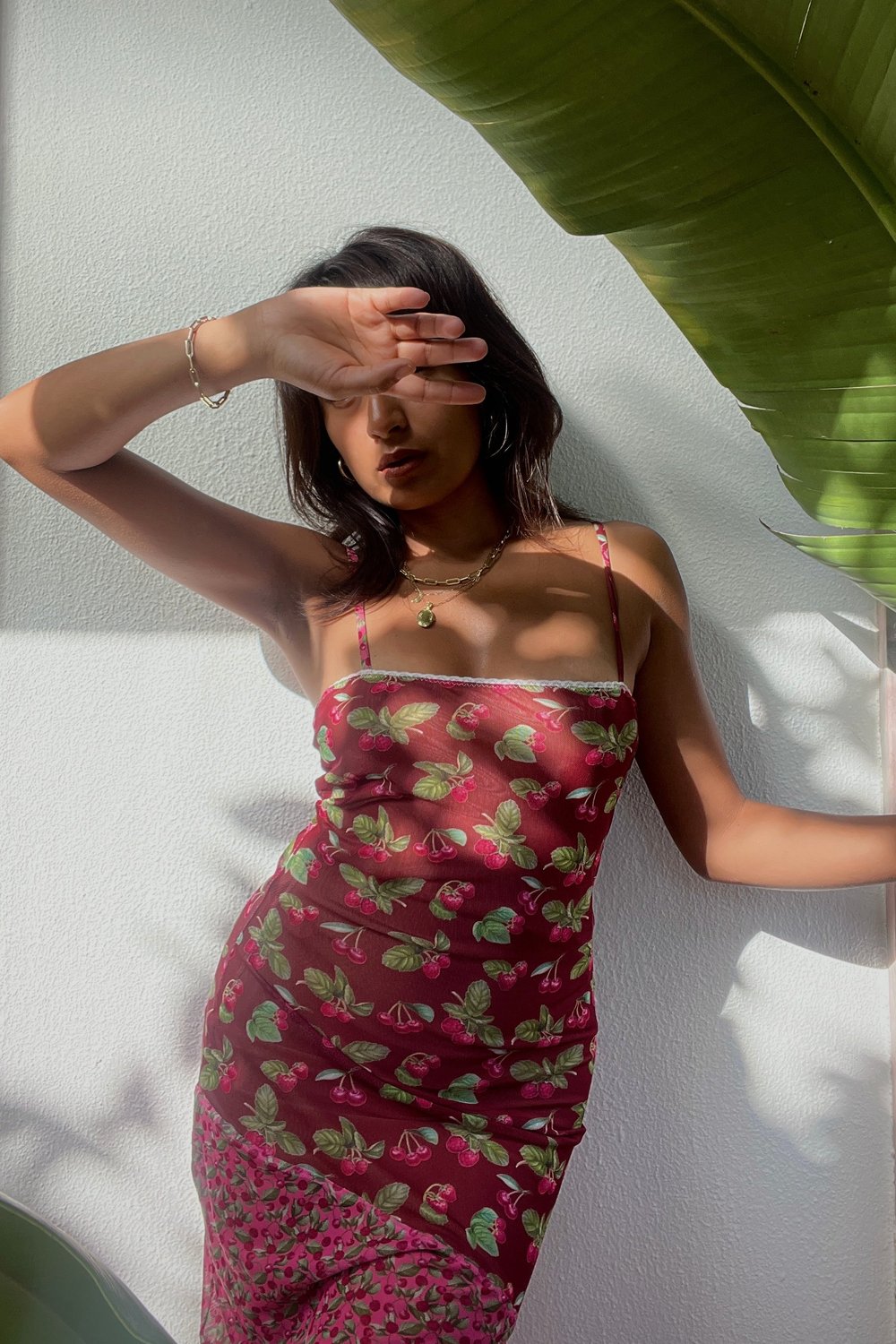 Miya Dress Cherry Mesh