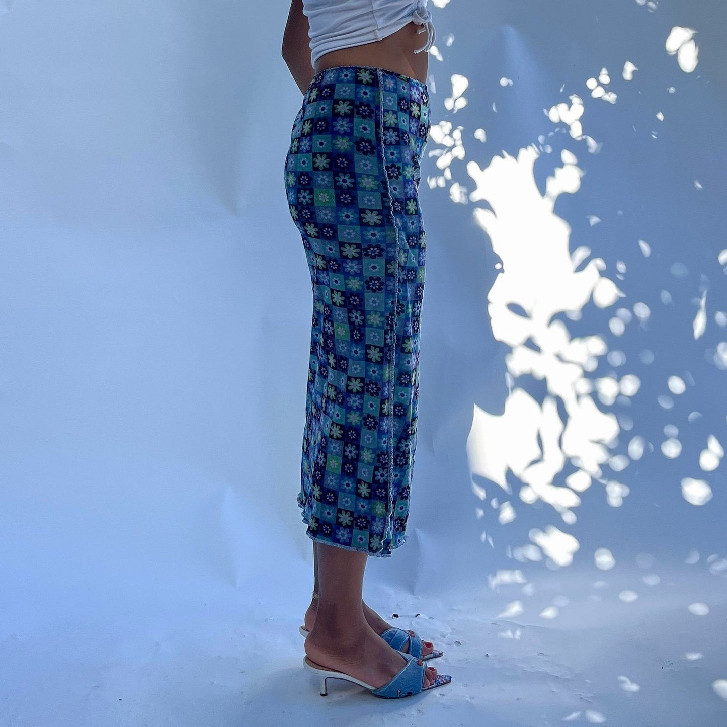 Sinta Mesh Skirt - Blue Vintage