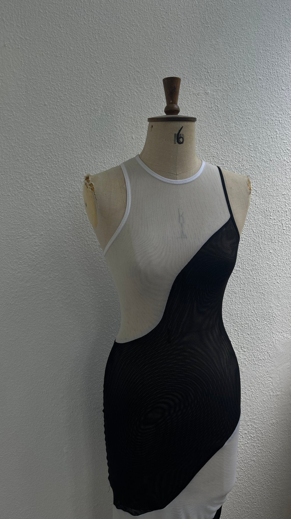 Amal Maxi Dress - Black and White