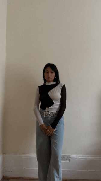 Amal Mesh Top