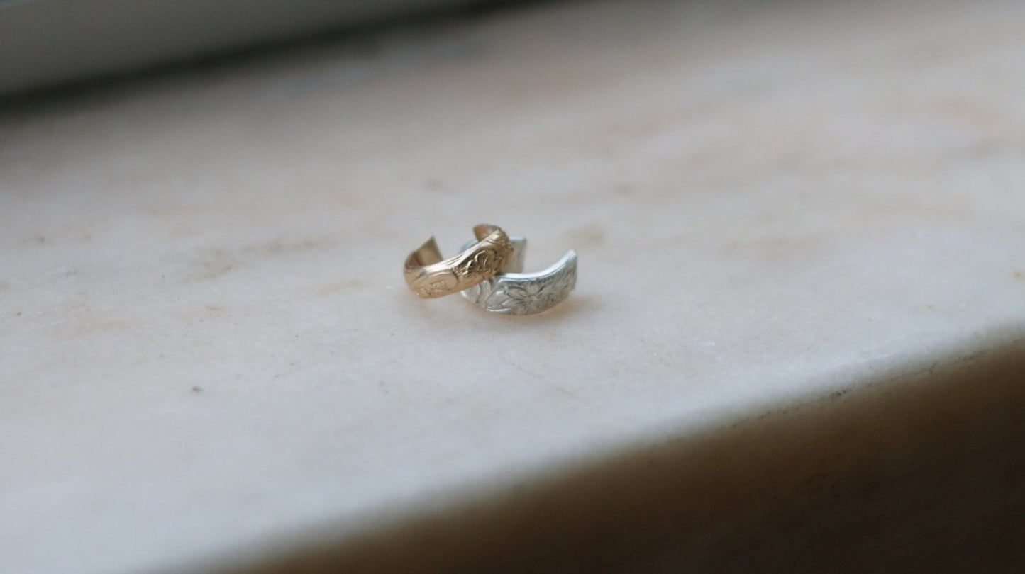 Nuria Ear Cuff - Gold Filled or Silver