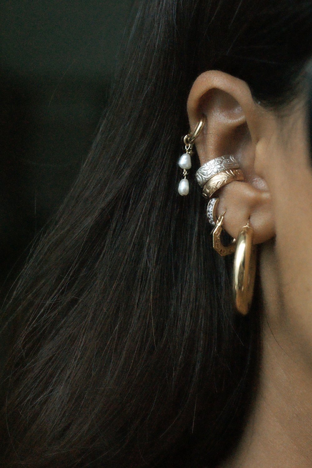 Nuria Ear Cuff - Gold Filled or Silver