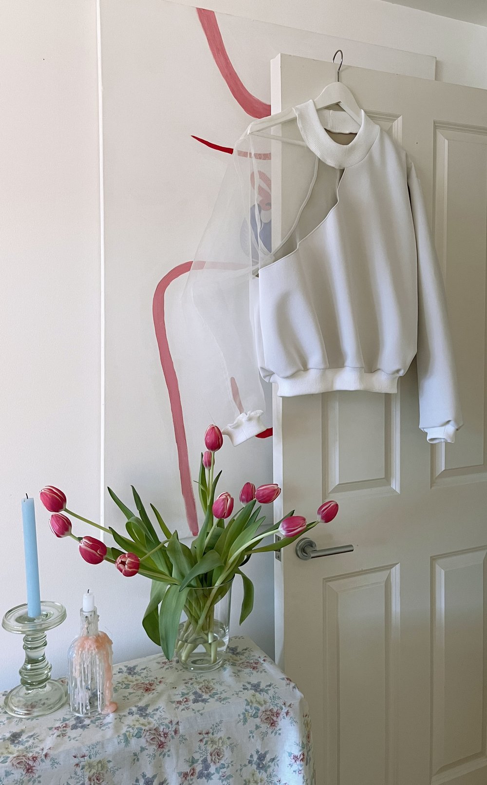 Ruo Oversized White Jumper