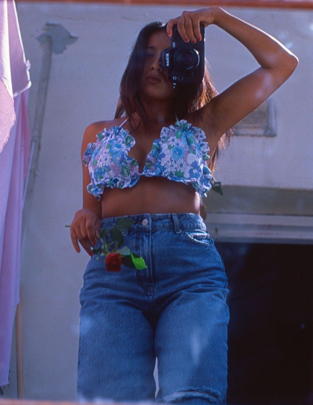 Pillow Talk Halter Neck Top - Vintage Floral