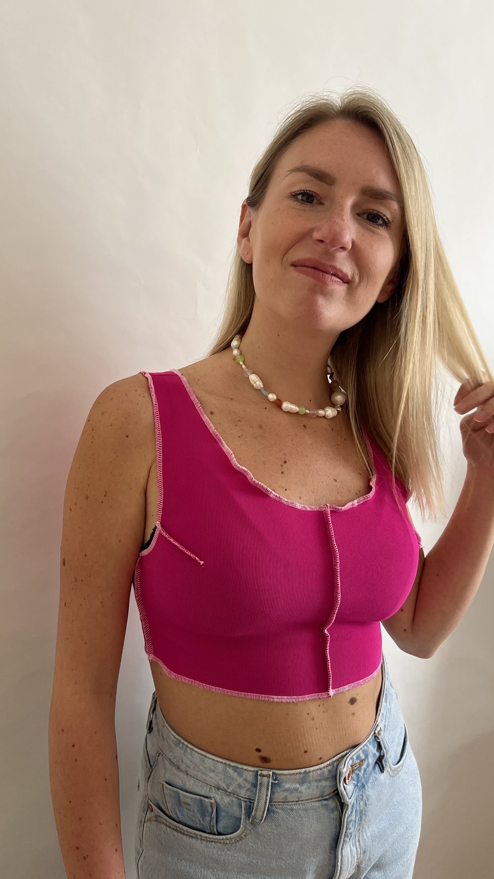 Amira 2 - Pearl and Gemstone Necklace