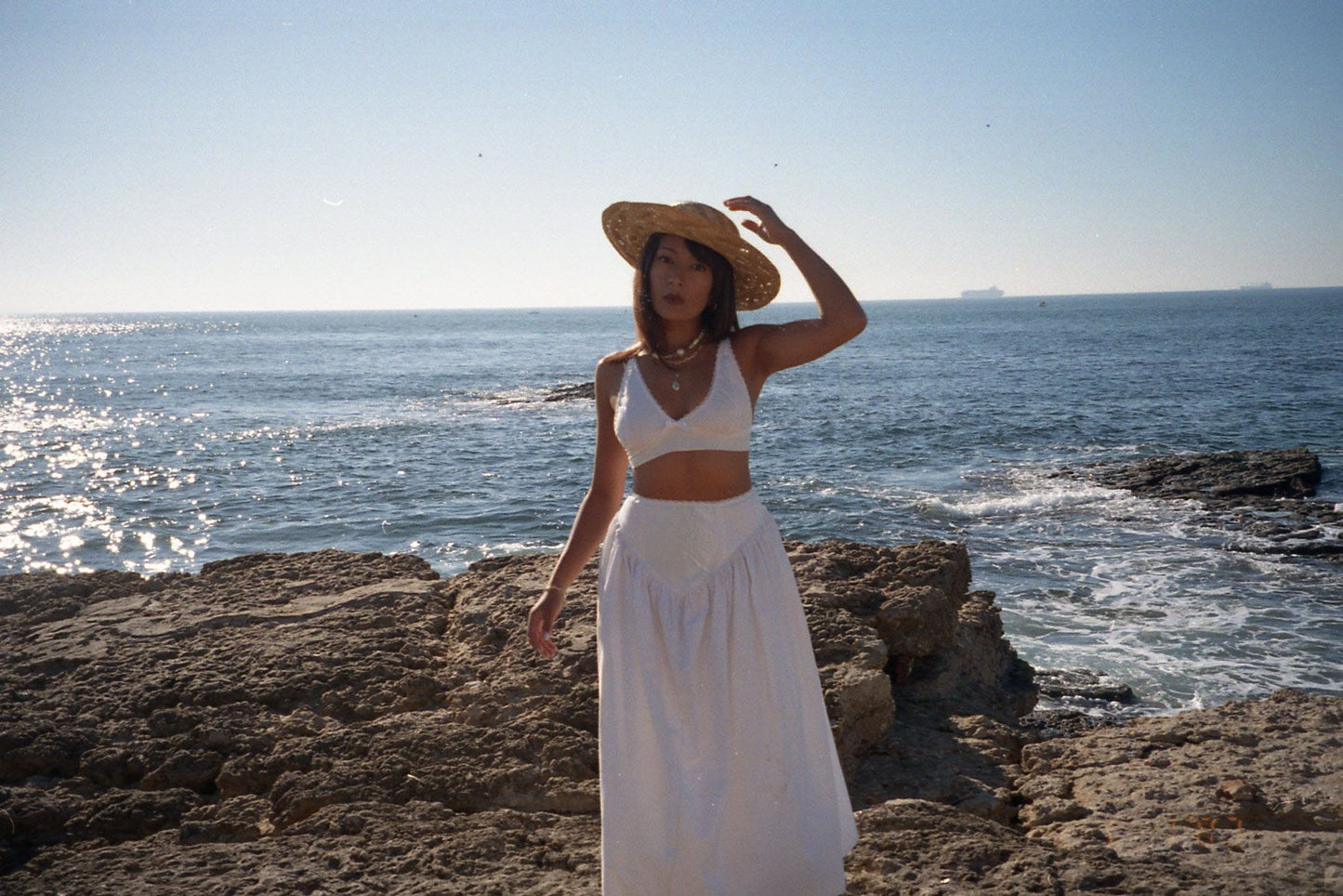 Mila Bra - White Cotton