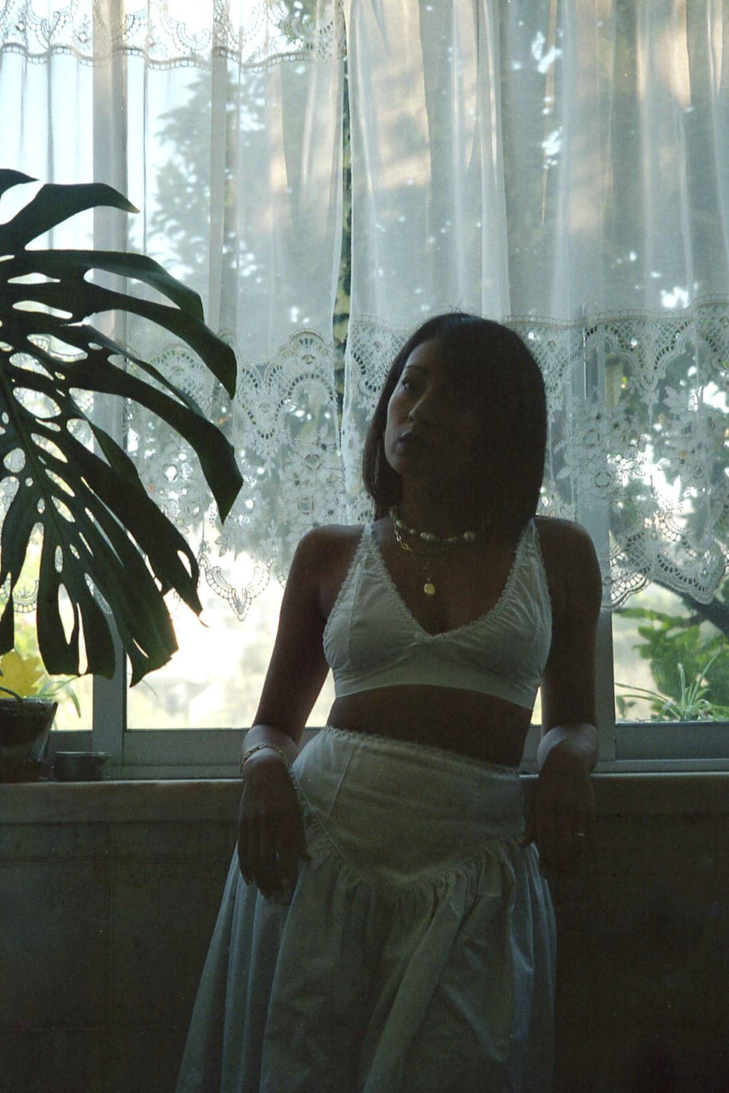 Mila Bra - White Cotton
