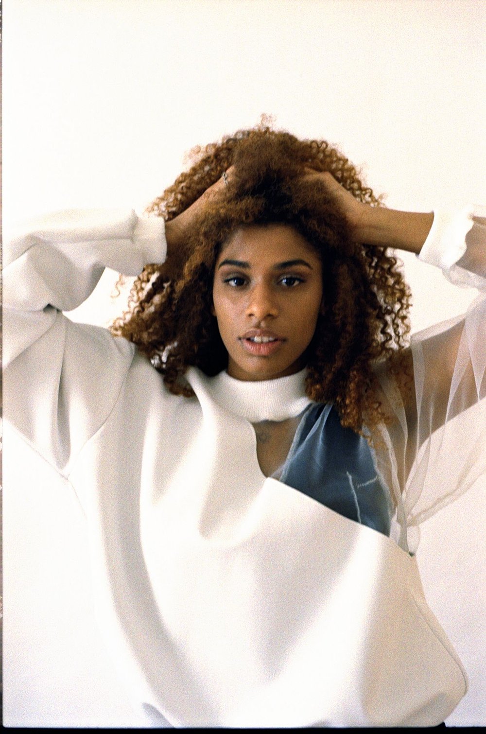 Ruo Oversized White Jumper