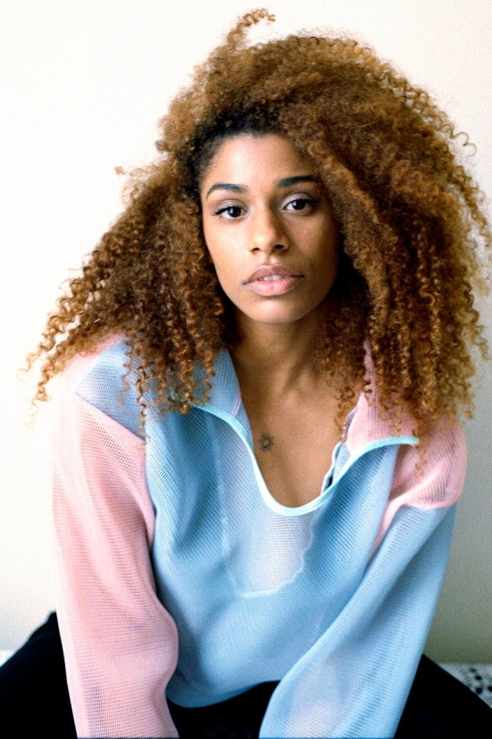 Tala Half Button Sweater - Pink