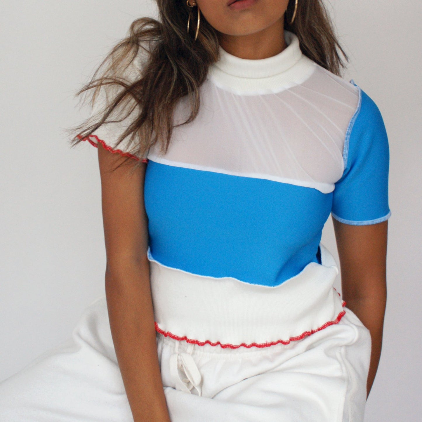 Azalea Top in Electric Blue - Small