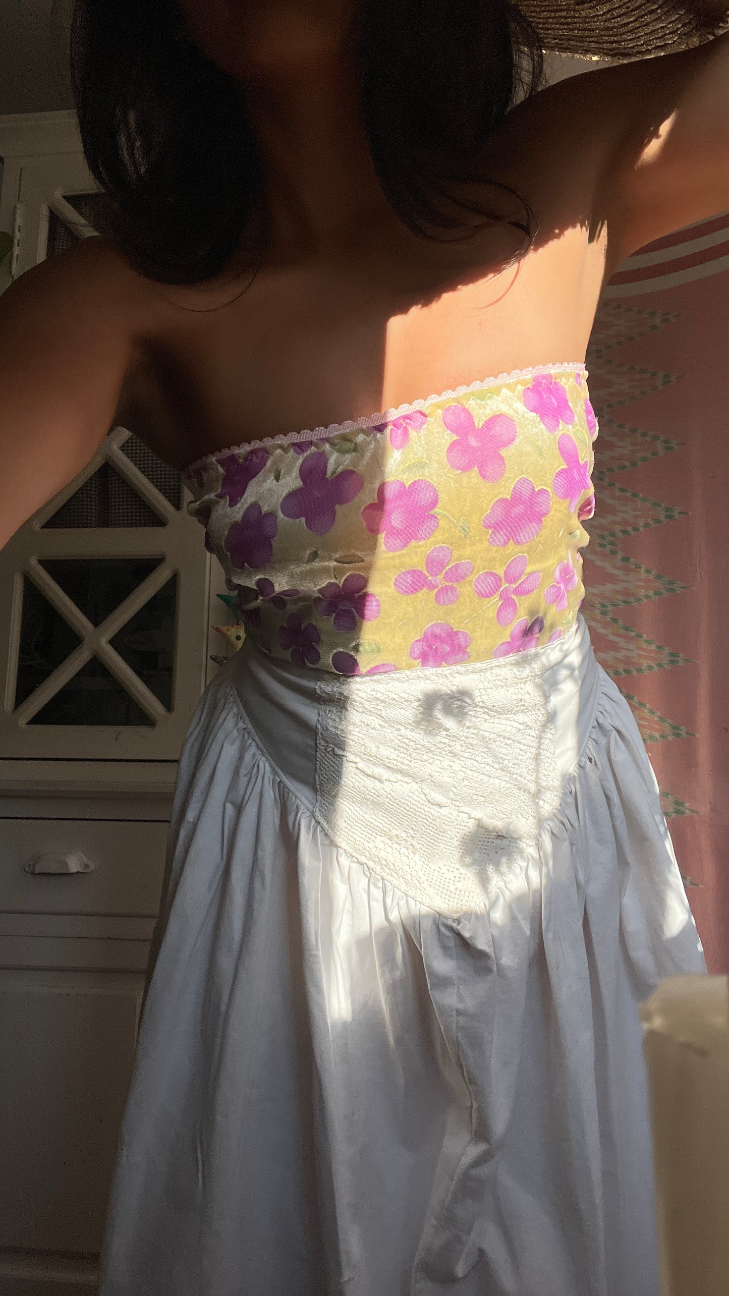 Saba Skirt - White Cotton