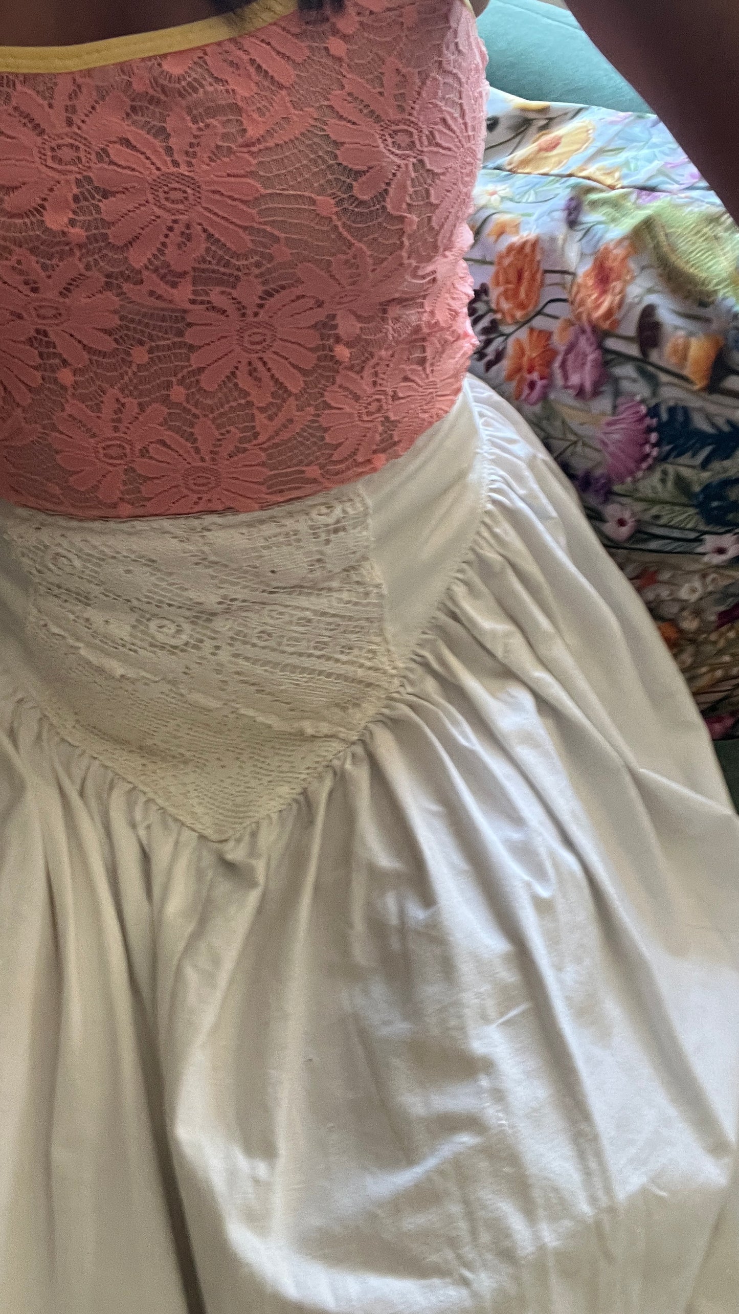 Saba Skirt - White Cotton