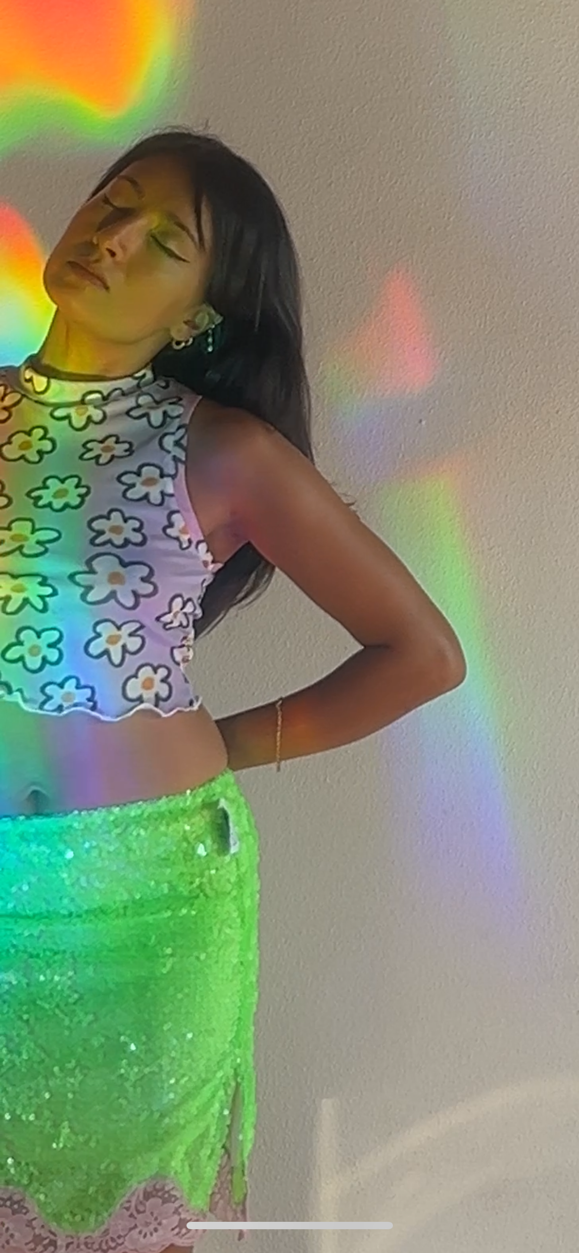 Haru Sequin Mini Skirt