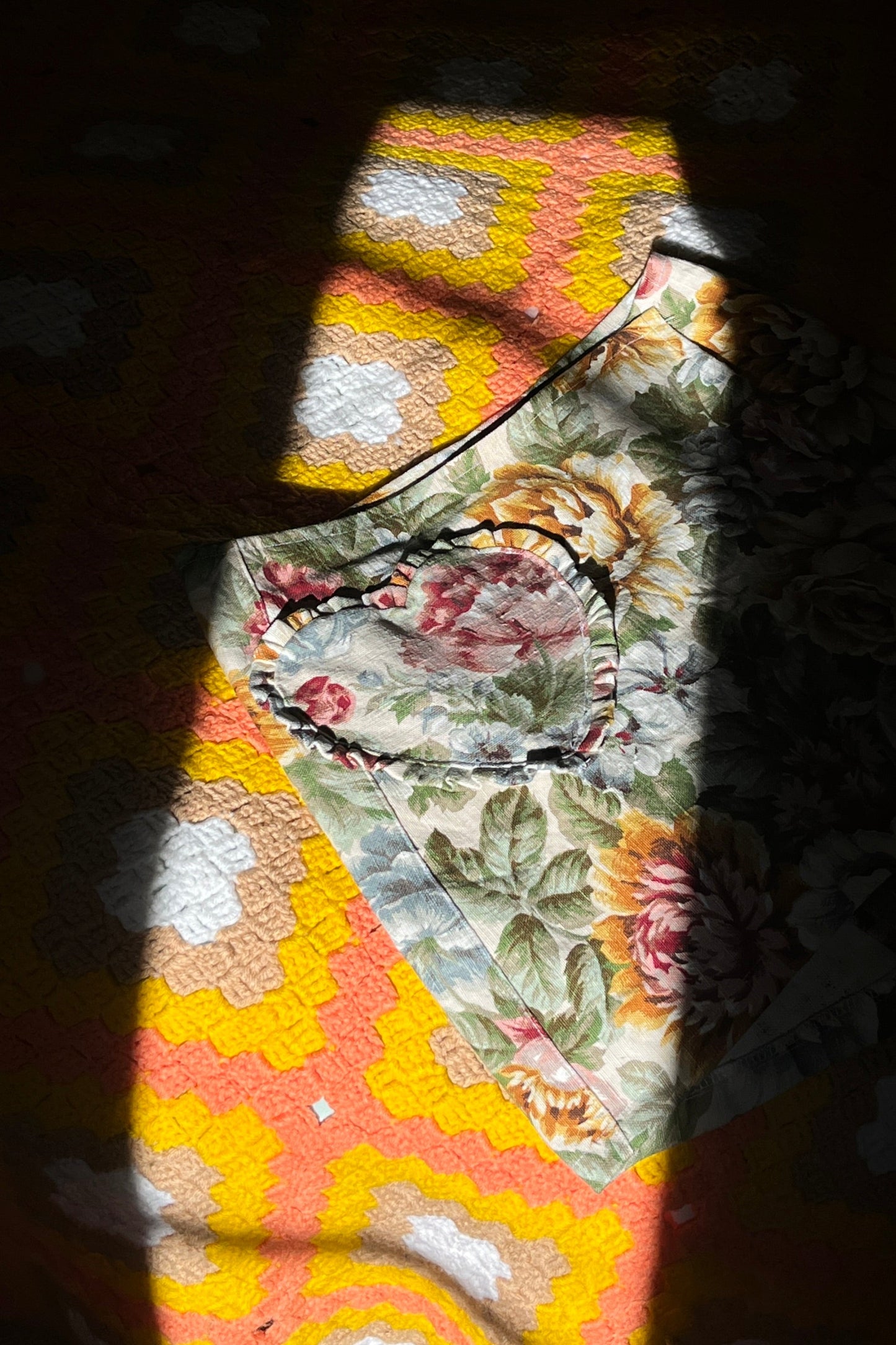 Mari Wrap Skirt - Flower Painting