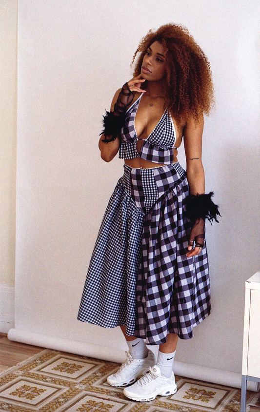 Saba Skirt - Black & White