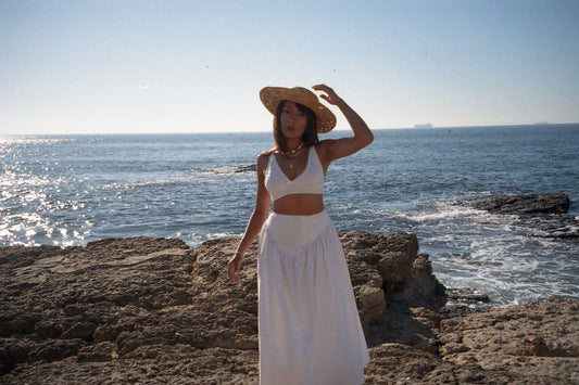 Mila Bra - White Cotton